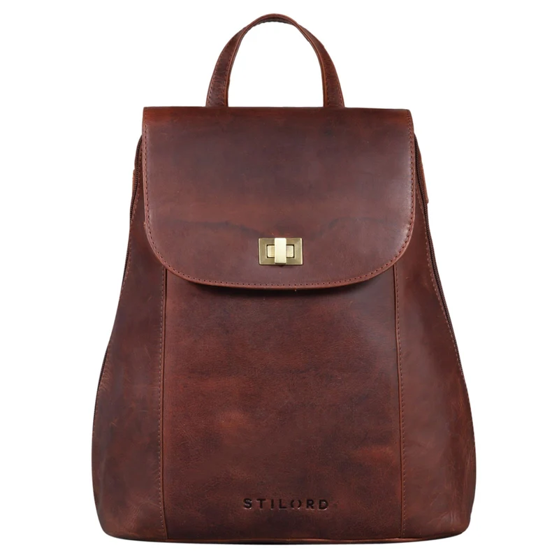 "Victoria II" Lederrucksack Damen Vintage
