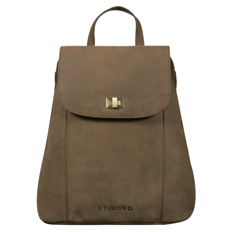 "Victoria II" Lederrucksack Damen Vintage