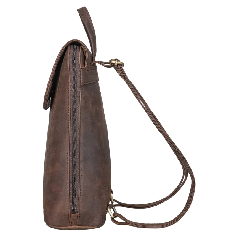 "Victoria II" Lederrucksack Damen Vintage