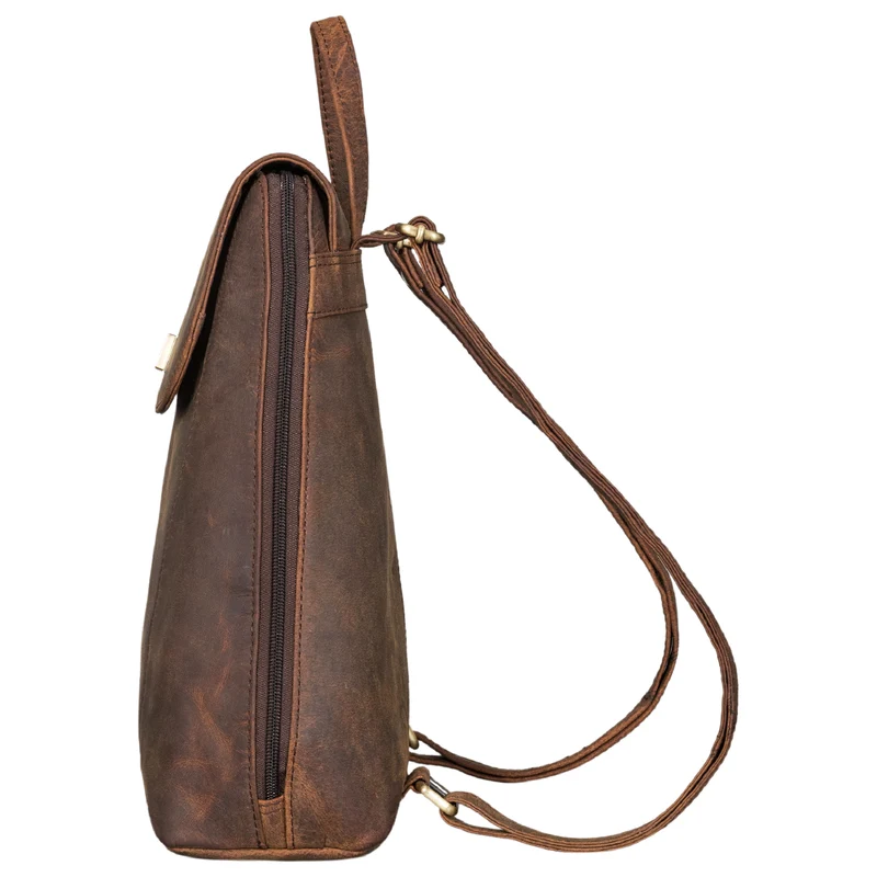 "Victoria II" Lederrucksack Damen Vintage