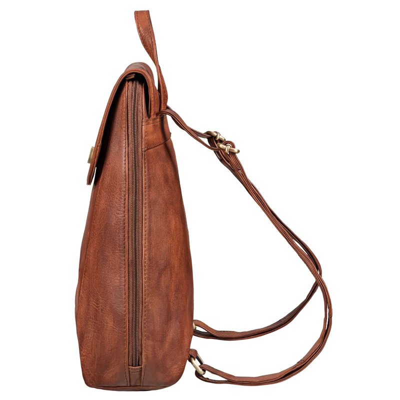 "Victoria II" Lederrucksack Damen Vintage