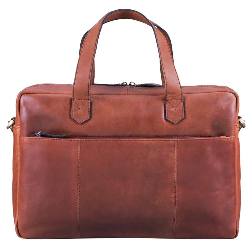 B-WARE "Erich" Vintage Leder Bürotasche