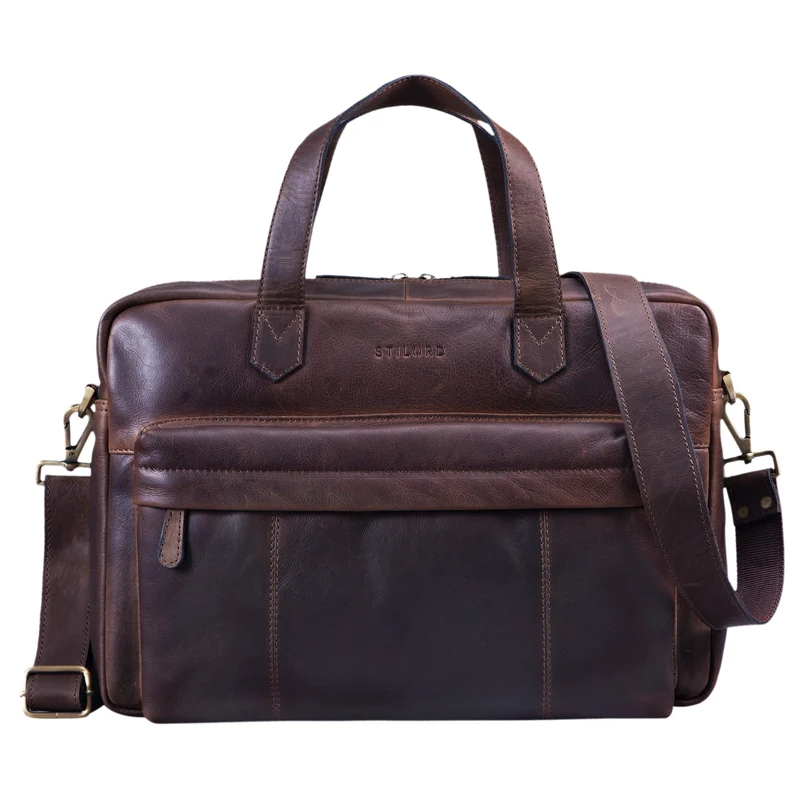 B-WARE "Erich" Vintage Leder Bürotasche