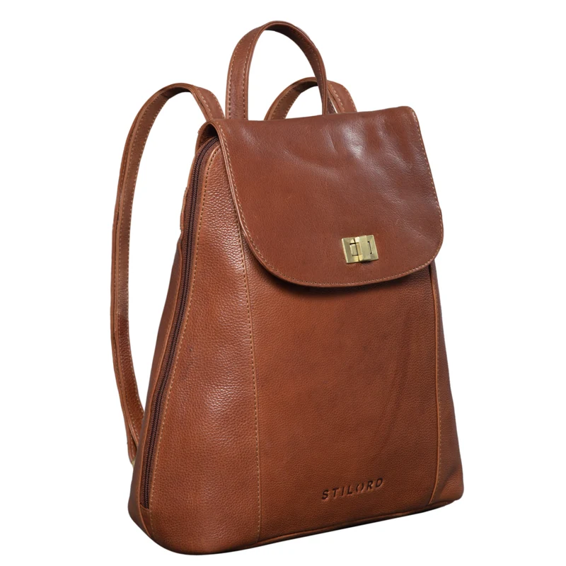 "Victoria" Lederrucksack Damen Vintage