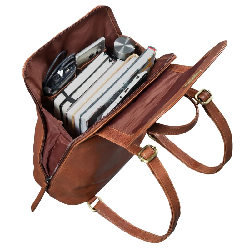 "Victoria" Lederrucksack Damen Vintage