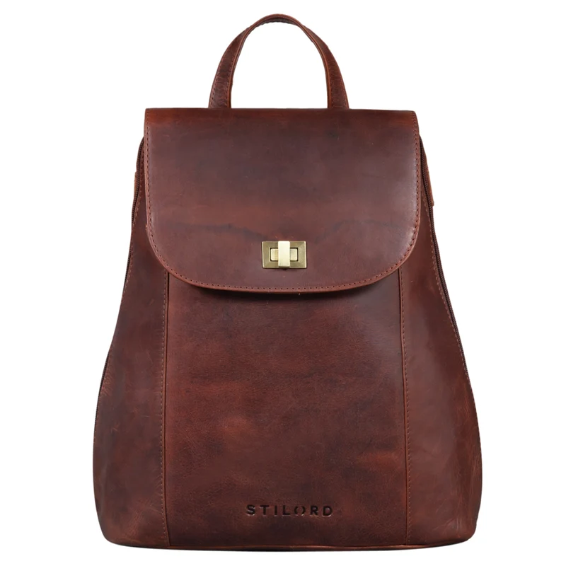 "Victoria" Lederrucksack Damen Vintage