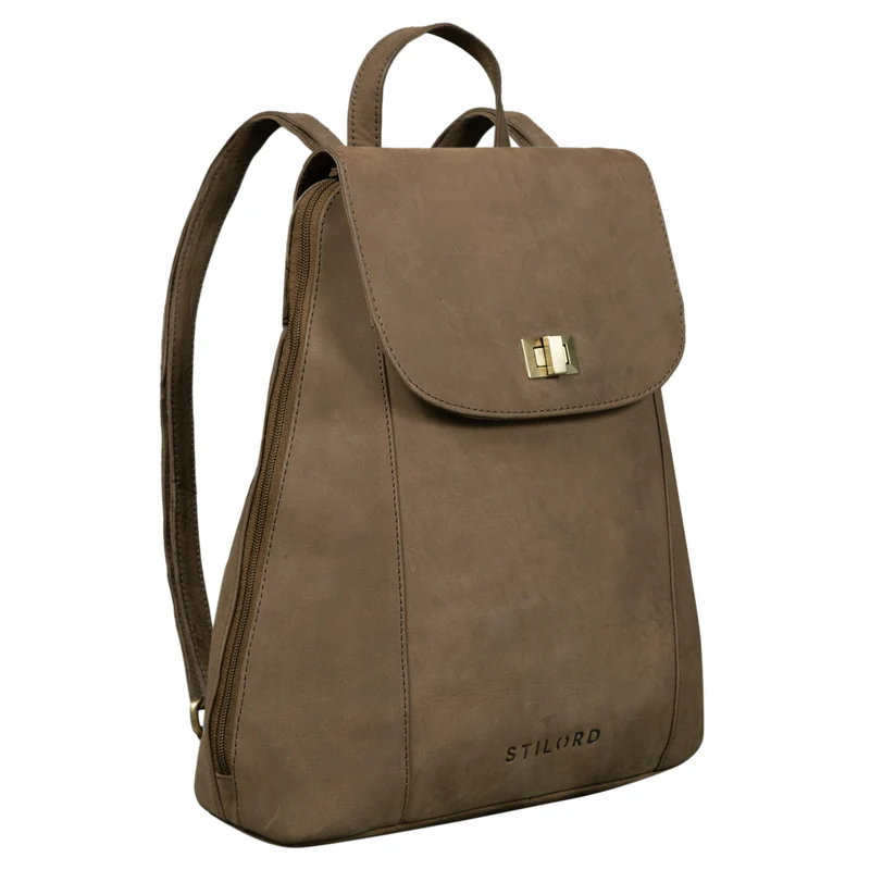 "Victoria" Lederrucksack Damen Vintage