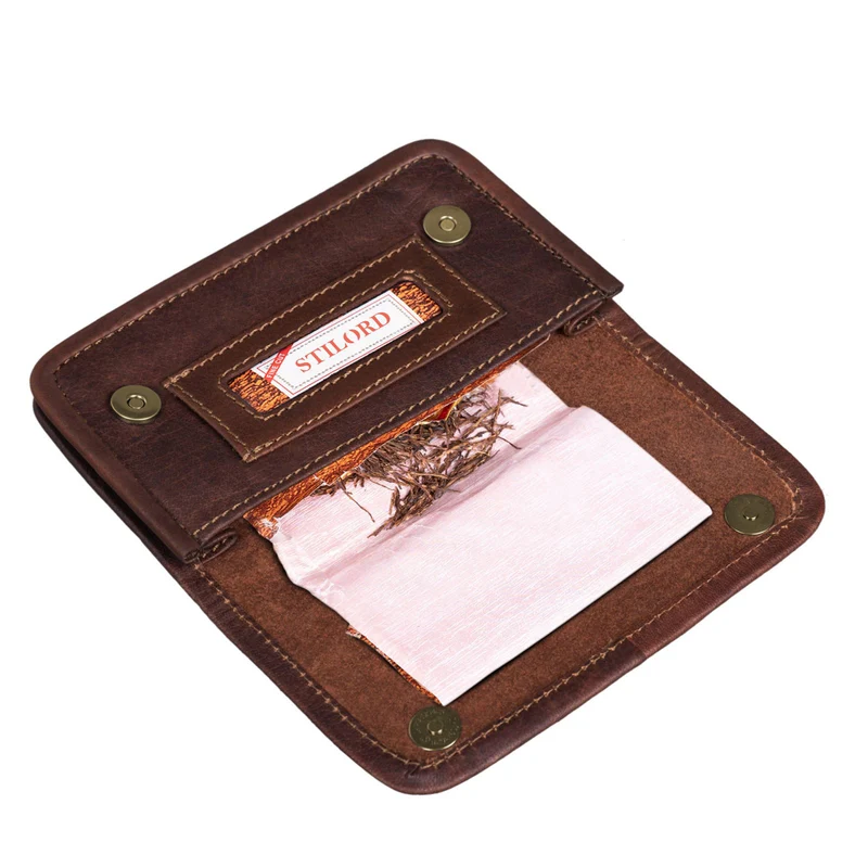 "Kingston" Tabaktasche Drehertasche Leder