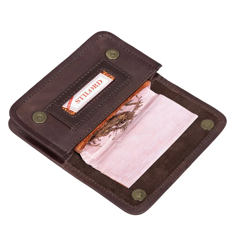 "Kingston" Tabaktasche Drehertasche Leder