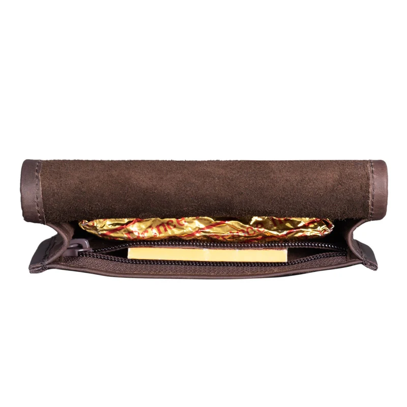 "Kingston" Tabaktasche Drehertasche Leder