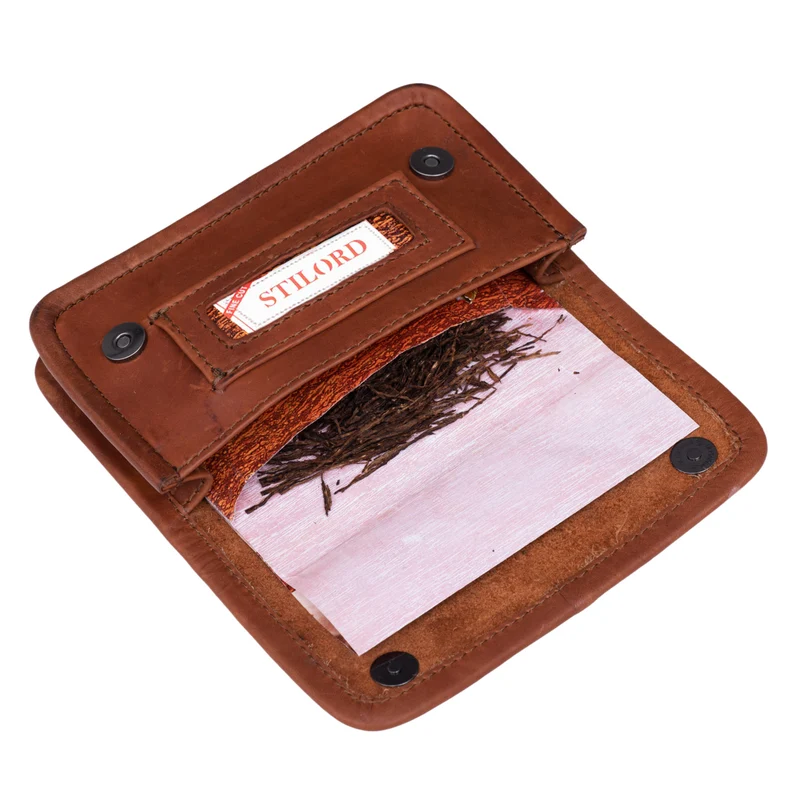 "Kingston" Tabaktasche Drehertasche Leder