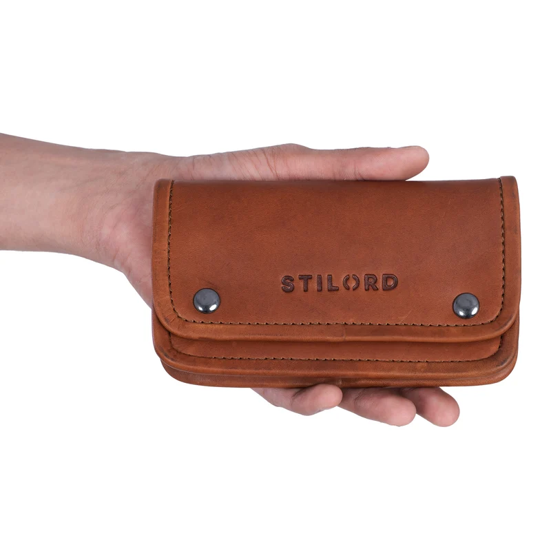 "Kingston" Tabaktasche Drehertasche Leder