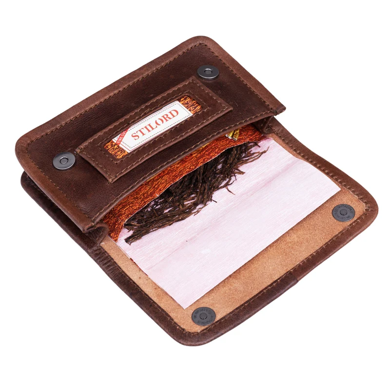 "Kingston" Tabaktasche Drehertasche Leder
