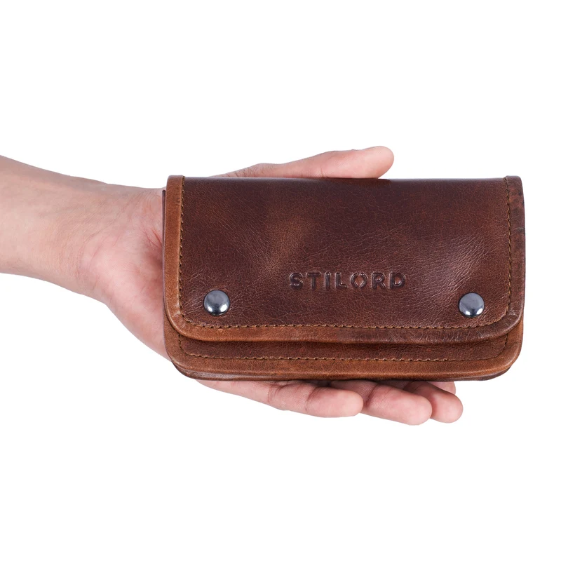 "Kingston" Tabaktasche Drehertasche Leder