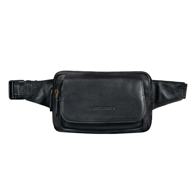 "Boston" Gürteltasche Leder Vintage