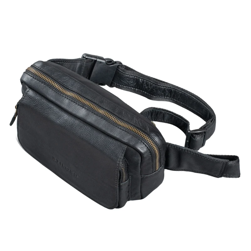 "Boston" Gürteltasche Leder Vintage