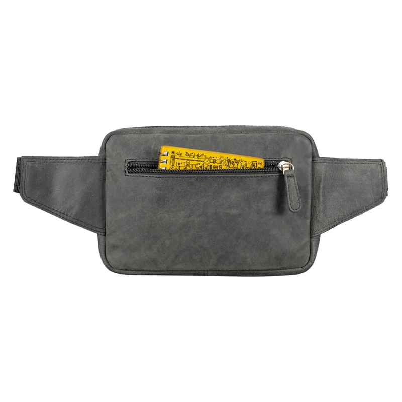 "Boston" Gürteltasche Leder Vintage