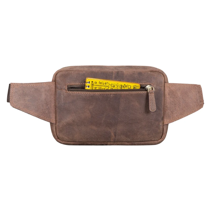 "Boston" Gürteltasche Leder Vintage