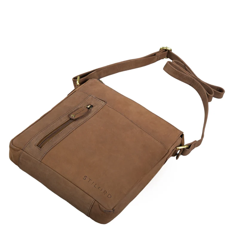 "Brady" Herrenhandtasche Leder Umhängetasche