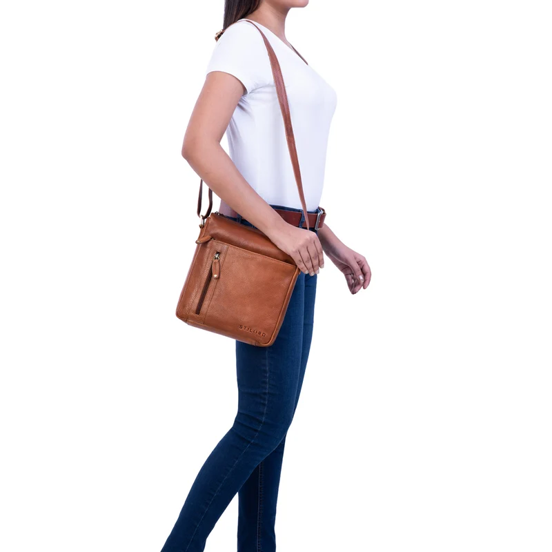 "Brady" Herrenhandtasche Leder Umhängetasche