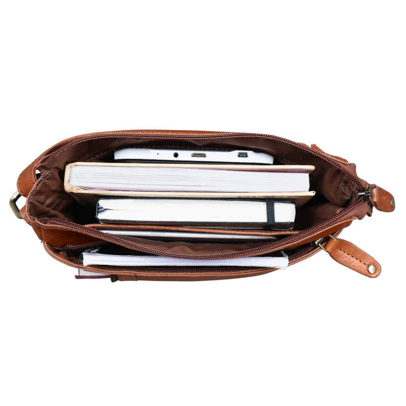 "Brady" Herrenhandtasche Leder Umhängetasche