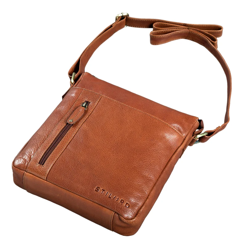 "Brady" Herrenhandtasche Leder Umhängetasche