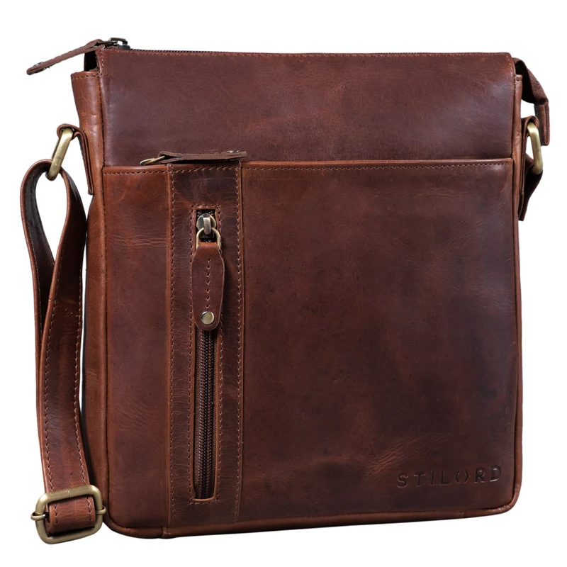 "Brady" Herrenhandtasche Leder Umhängetasche