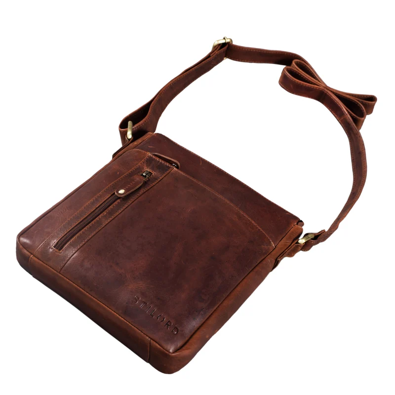 "Brady" Herrenhandtasche Leder Umhängetasche
