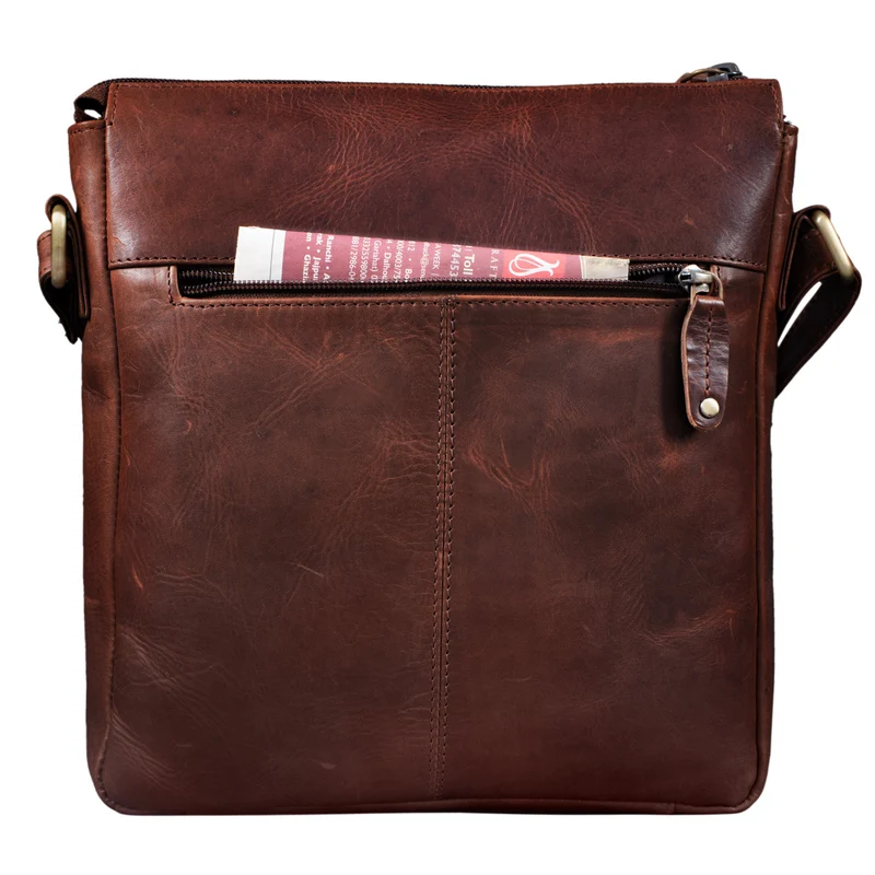 "Brady" Herrenhandtasche Leder Umhängetasche