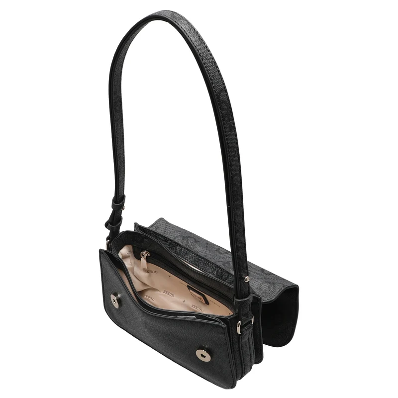 Guess Janie Logo - Umhängetasche 21 cm (coal logo)