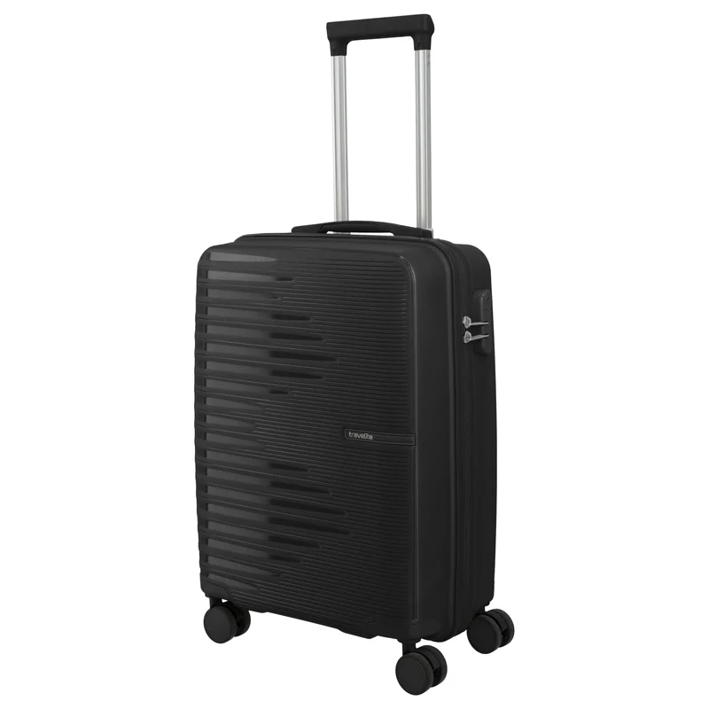 Travelite Pacific - 4-Rollen-Kabinentrolley S 55 cm (black)