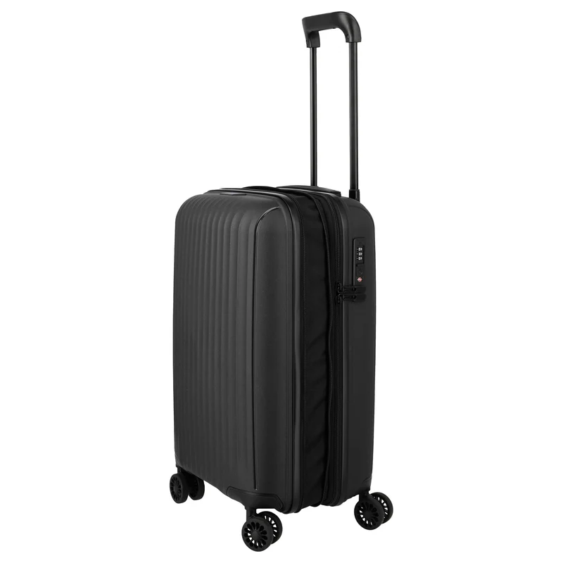Travelite Skymate - 4-Rollen-Kabinentrolley S 55 cm erw. (schwarz)