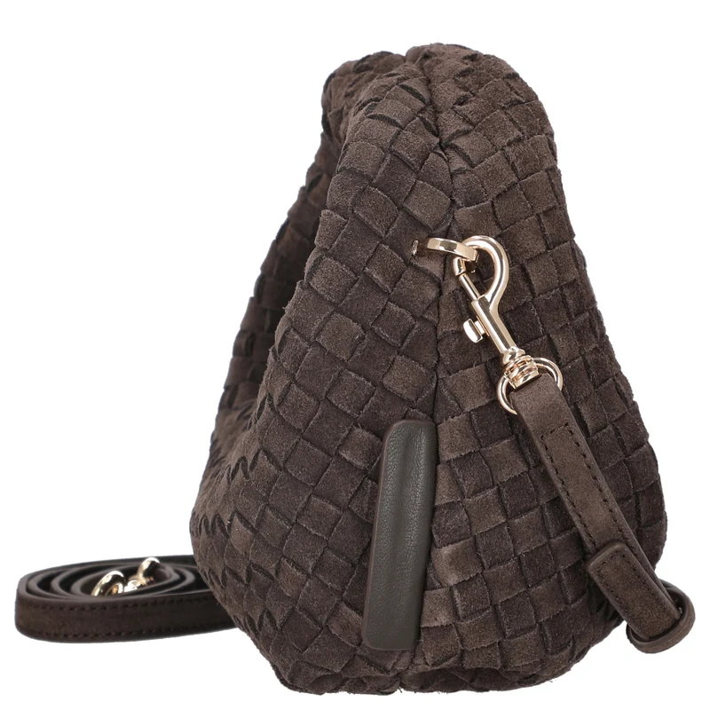 Les Visionnaires Greta Micro Weave Cozy - Umhängetasche 20 cm (dark brown)