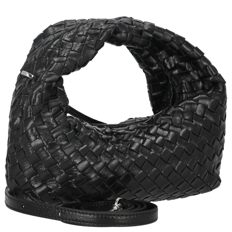 Les Visionnaires Greta Micro Weave Glossy - Henkeltasche (black)