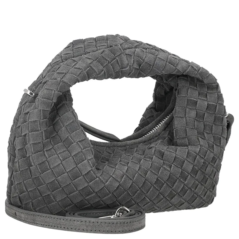 Les Visionnaires Greta Micro Weave Cozy - Umhängetasche 20 cm (asphalte)