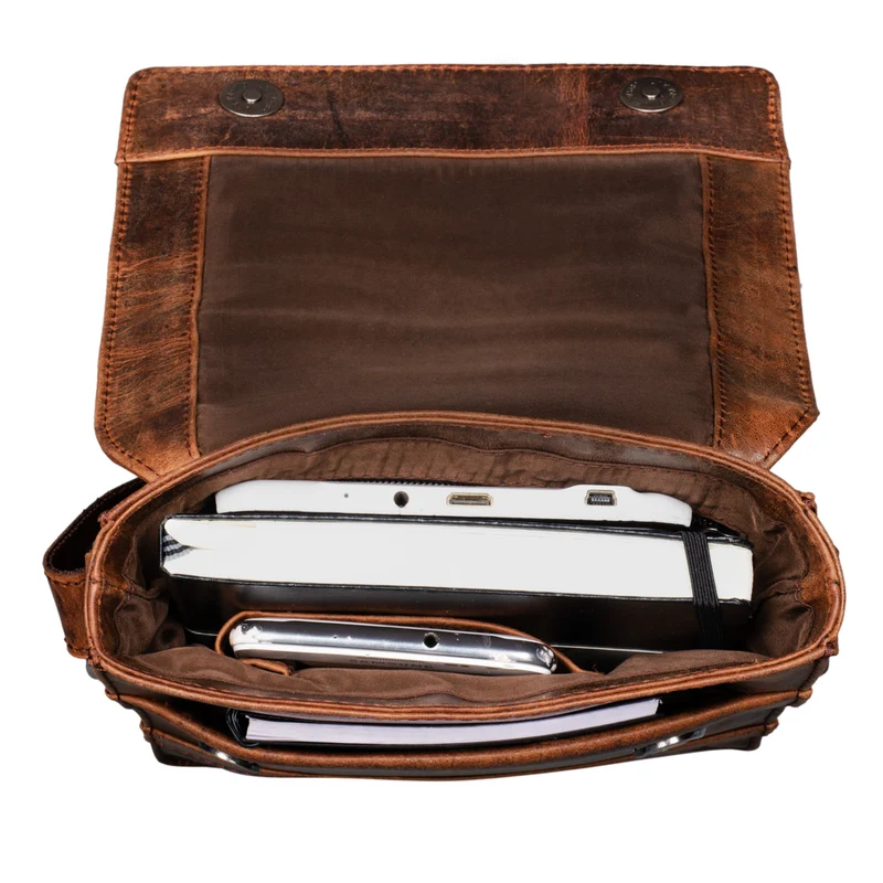 "Sven" Herrenhandtasche Leder Umhängetasche
