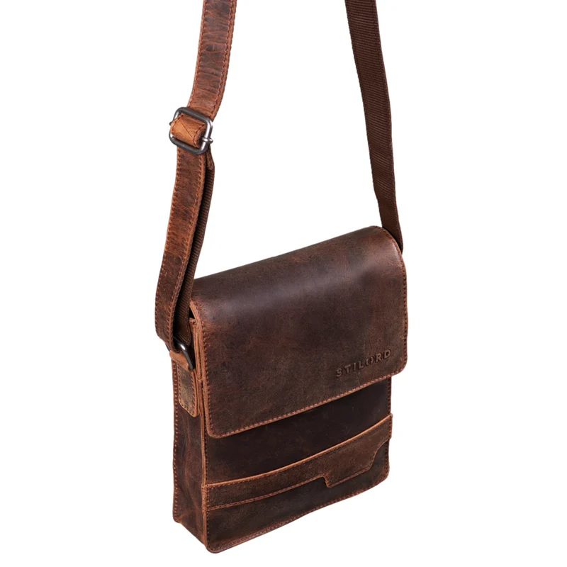 "Sven" Herrenhandtasche Leder Umhängetasche