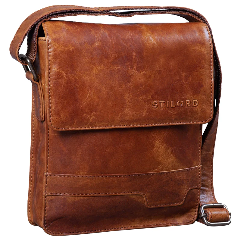 "Sven" Herrenhandtasche Leder Umhängetasche