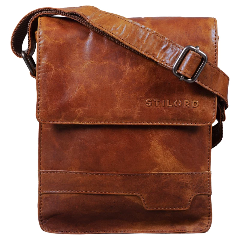"Sven" Herrenhandtasche Leder Umhängetasche