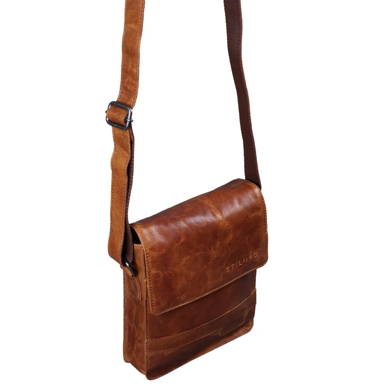 "Sven" Herrenhandtasche Leder Umhängetasche