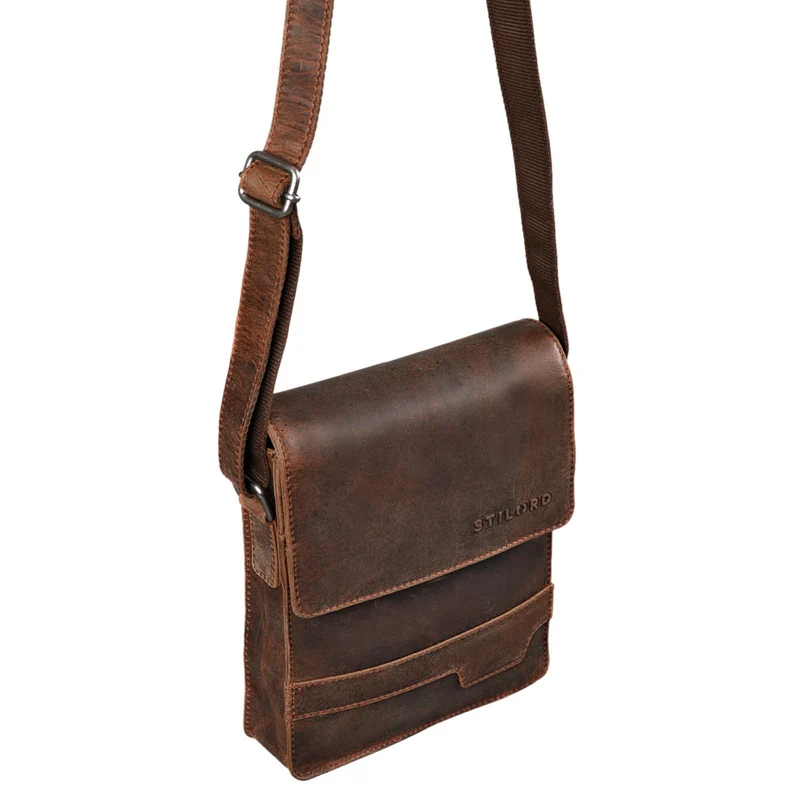 "Sven" Herrenhandtasche Leder Umhängetasche