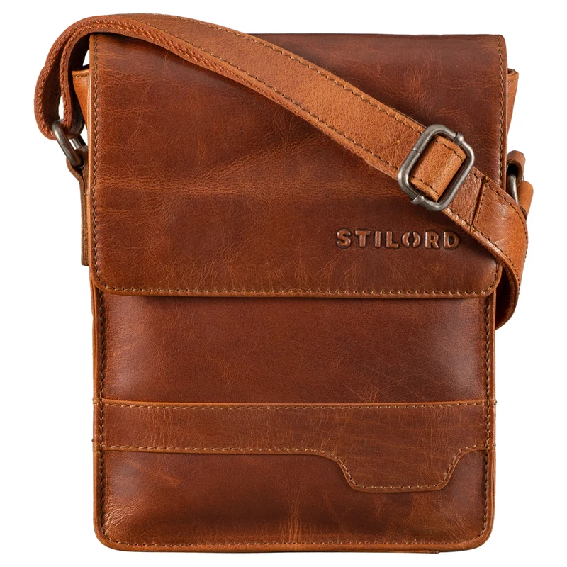 "Sven" Herrenhandtasche Leder Umhängetasche