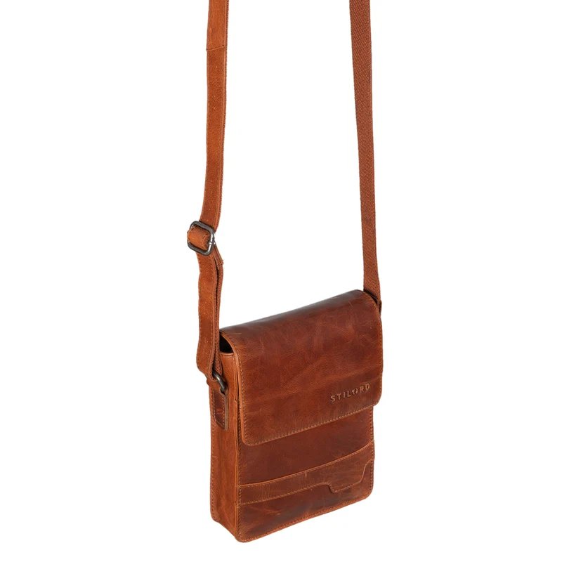 "Sven" Herrenhandtasche Leder Umhängetasche