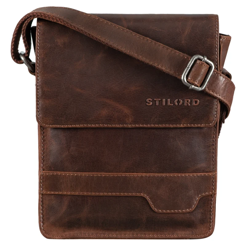 "Sven" Herrenhandtasche Leder Umhängetasche