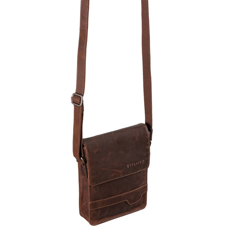 "Sven" Herrenhandtasche Leder Umhängetasche