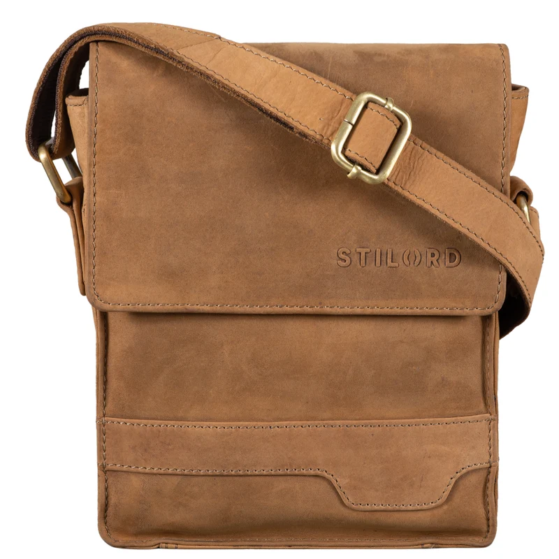 "Sven" Herrenhandtasche Leder Umhängetasche