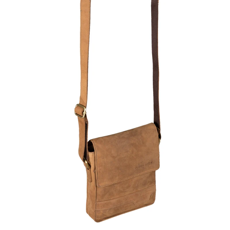 "Sven" Herrenhandtasche Leder Umhängetasche
