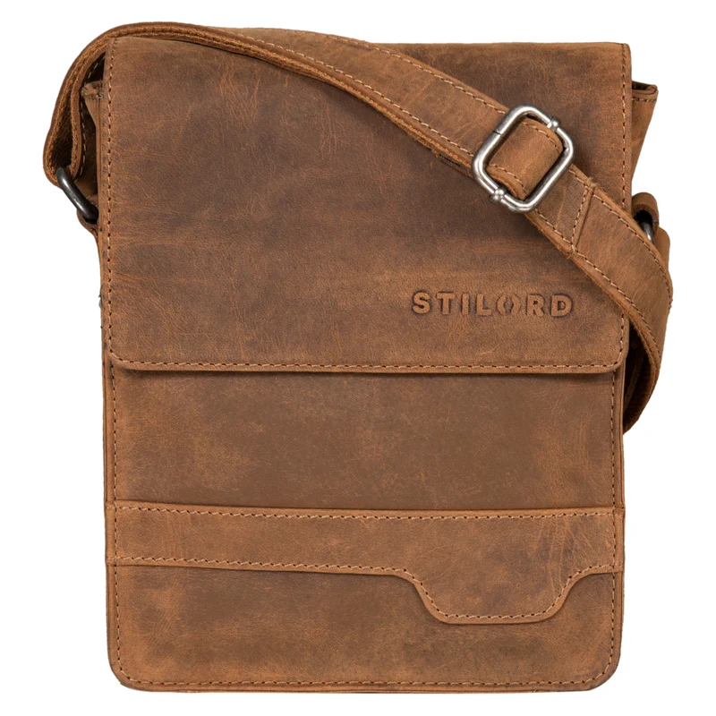 "Sven" Herrenhandtasche Leder Umhängetasche