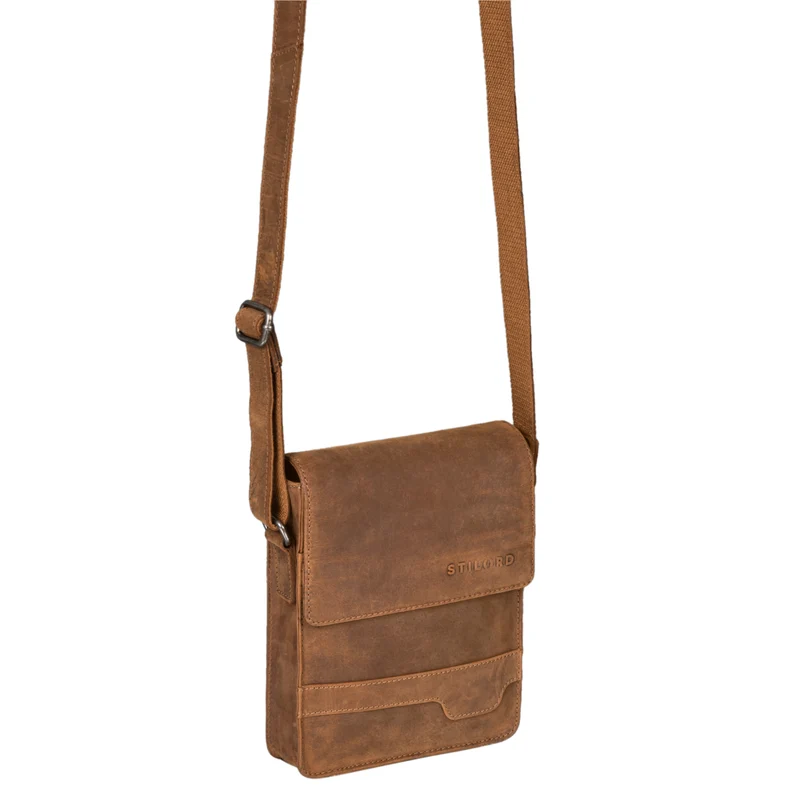 "Sven" Herrenhandtasche Leder Umhängetasche