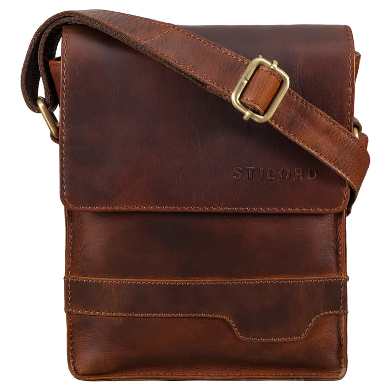 "Sven" Herrenhandtasche Leder Umhängetasche